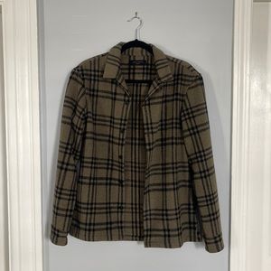 All Saints Men’s Zenith wool blend overshirt